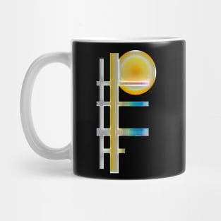 Sunshine Over The City Abstract Mug